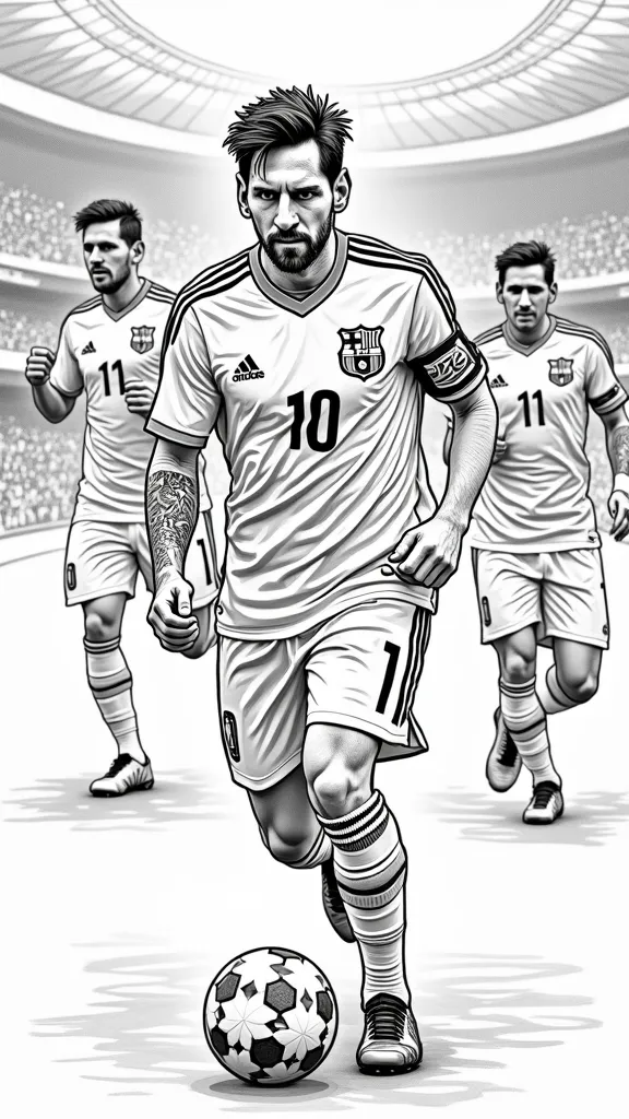 lionel messi coloring pages